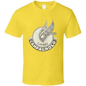 Campagnolo Cambio Vintage Cycling T-Shirt Retro Bike Racing Classic Logo Tee